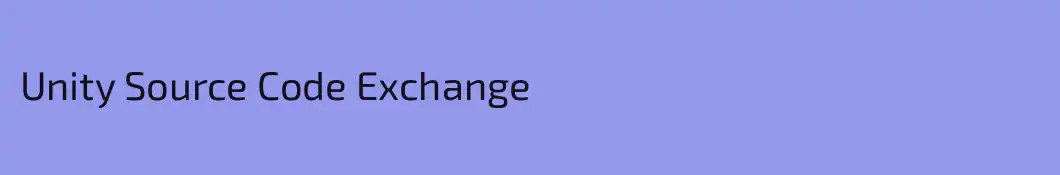 Unity Source Code Exchange